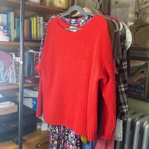 OLD NAVY boatneck ribbed sweater